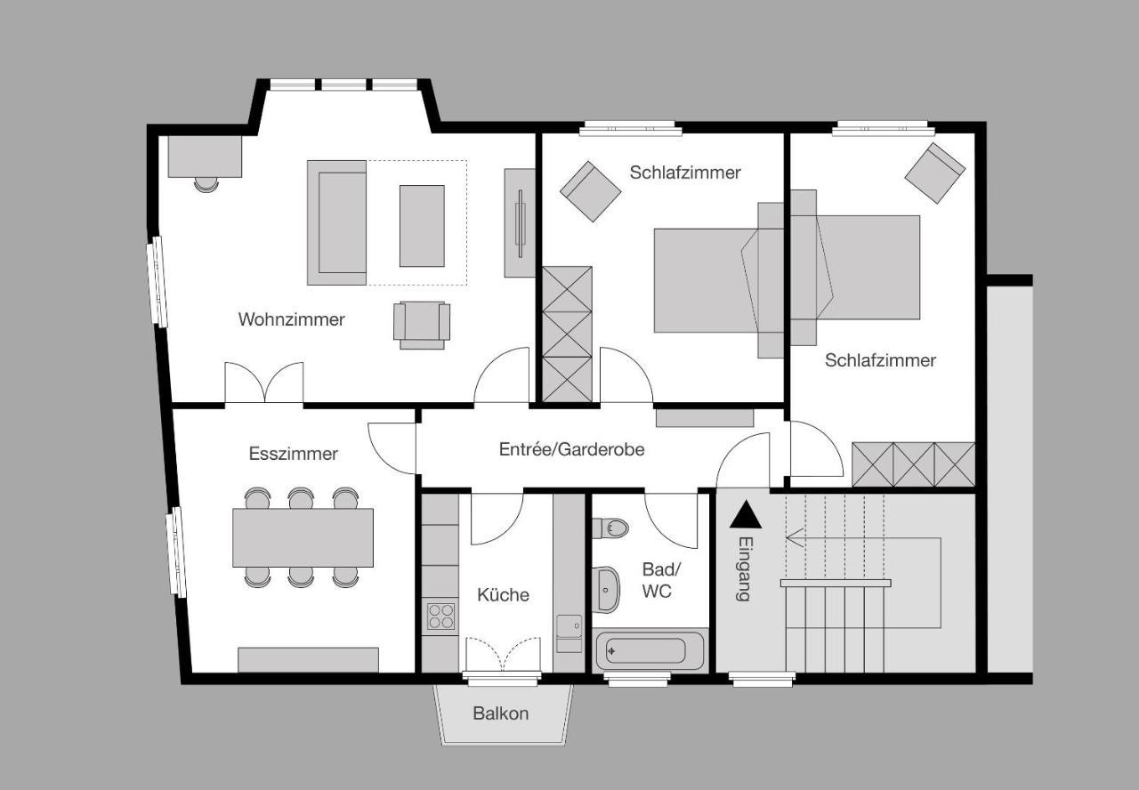 City Stay Furnished Apartments - Fasenstaubstrasse Шафхаузен Екстериор снимка