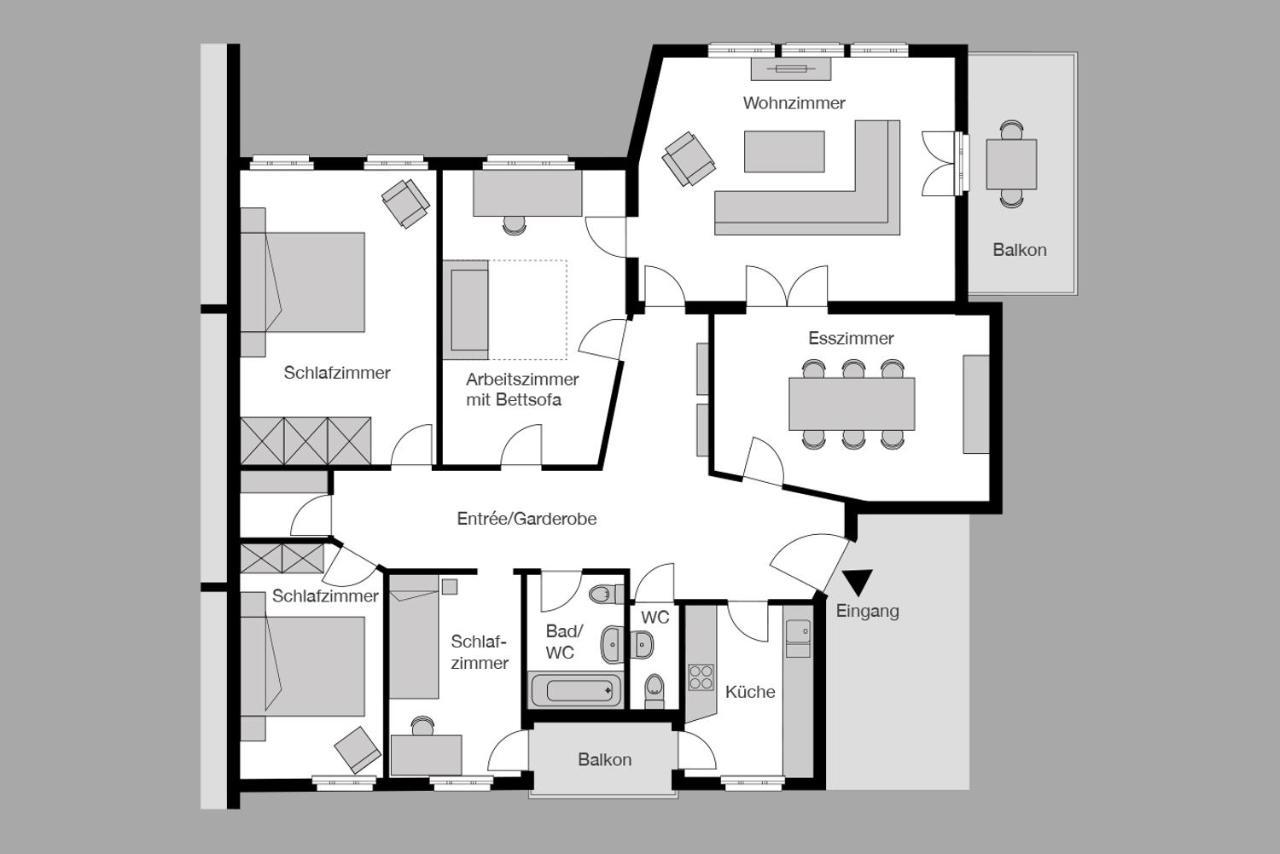 City Stay Furnished Apartments - Fasenstaubstrasse Шафхаузен Екстериор снимка